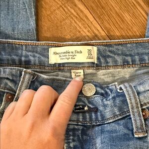 Abercrombie & Fitch Light Blue Straight Leg Jeans